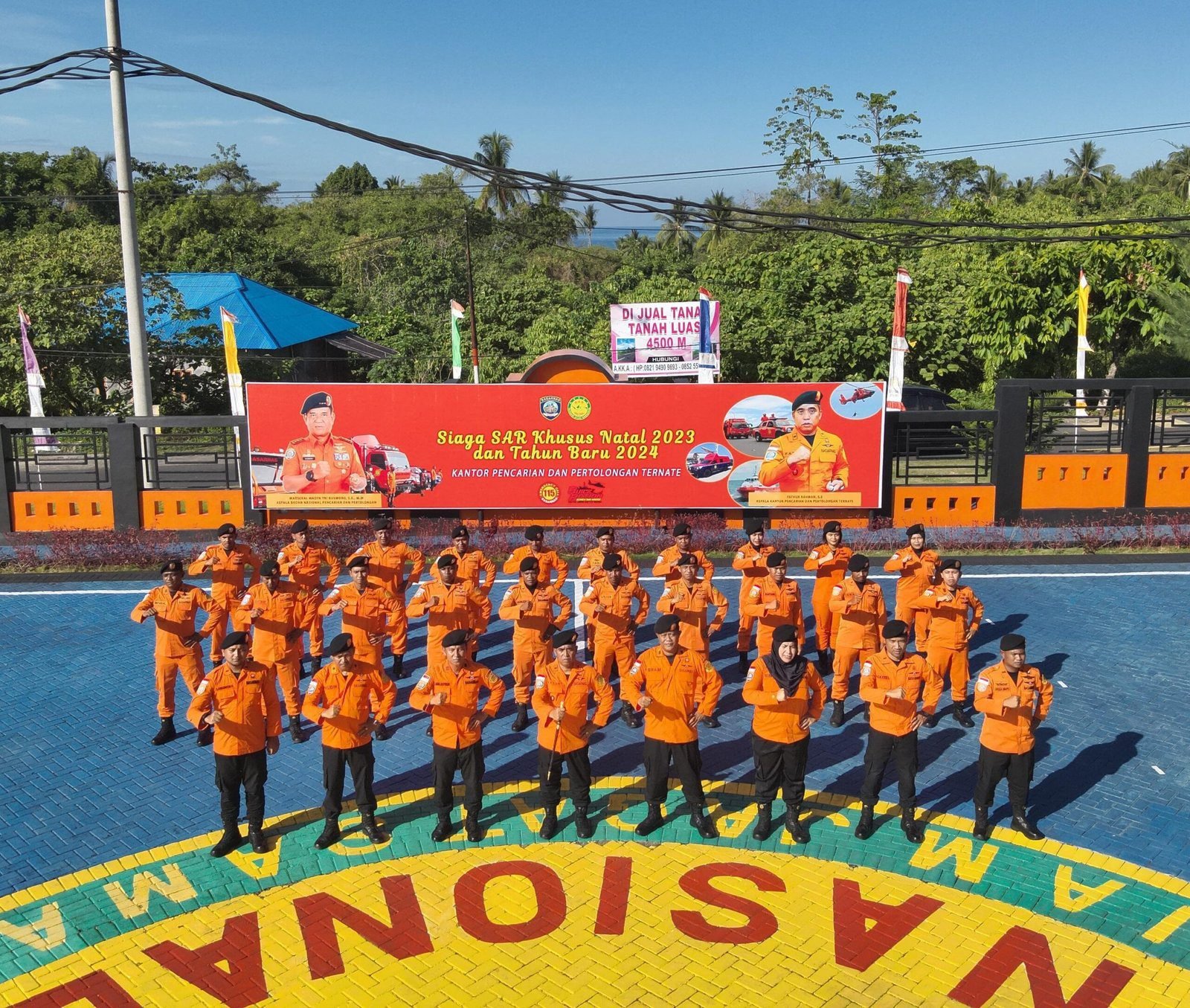 Basarnas Ternate Laksanakan Apel Gelar Pasukan Siaga SAR Khusus Nataru