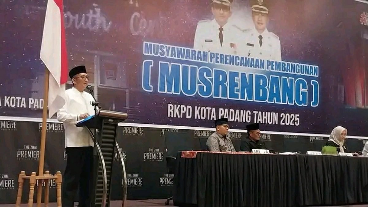 Pemko Padang Gelar Musrenbang Tahun 2024, Infrastuktur Kota Sebagai Pusat Destinasi Berkelanjutan Jadi Pembahasan