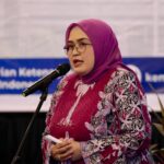 Direktur Jenderal PHI dan Jamsos Kemnaker, Indah Anggoro Putri, mendorong pengembangan tempat kerja ramah keluarga dan fasilitas daycare bagi pekerja. Photo : Kemnaker