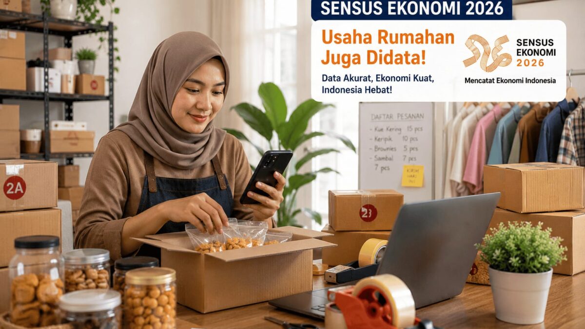 Tidak Punya Toko, Apakah Tetap Pelaku Usaha? Mencari Bisnis Rumahan dan Digital dalam Sensus Ekonomi 2026
