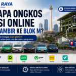 Berapa Ongkos Taksi Online dari Gambir ke Blok M? Ini Hasil Uji Enam Platform
