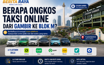 Berapa Ongkos Taksi Online dari Gambir ke Blok M? Ini Hasil Uji Enam Platform