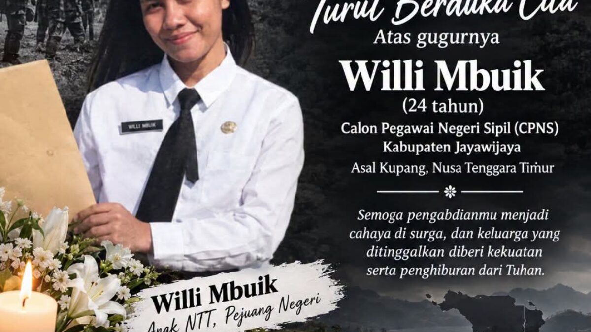 Usai Tragedi di Papua, Warga NTT Tulis Surat Terbuka: Jangan Lagi Ada Willi Berikutnya