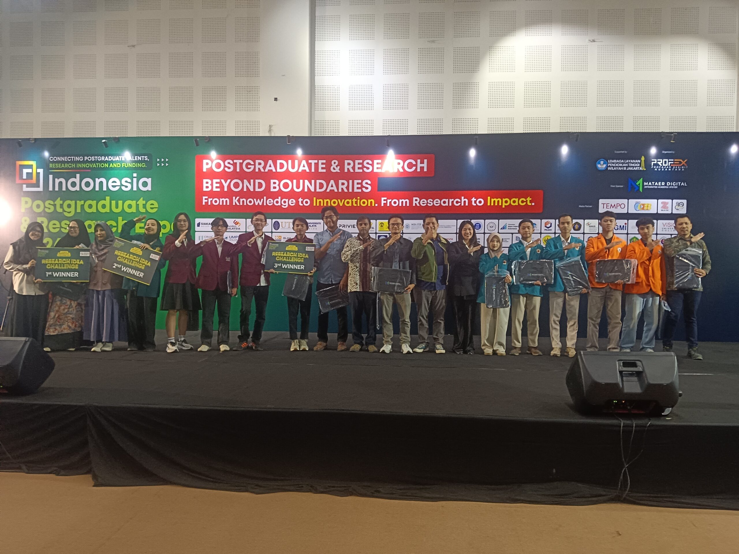 Puncak IPRE 2026 dan pengumuman pemenang Jakarta Research Idea Challenge. Photo : Beritaraya.id